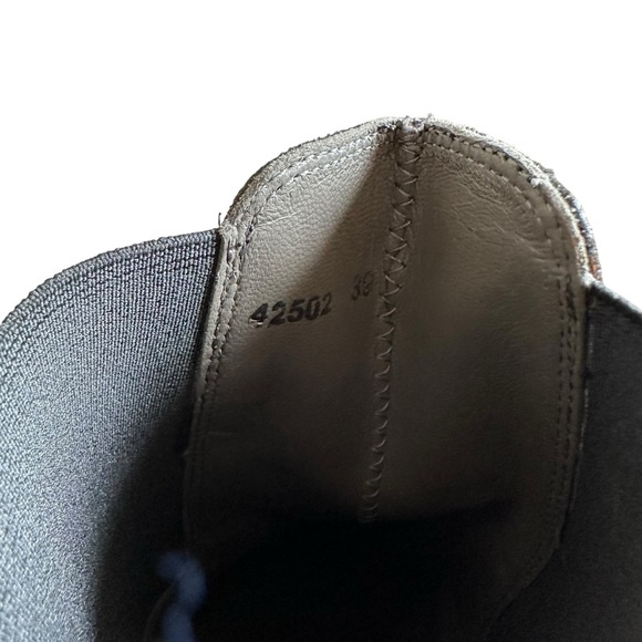 Janet & Janet Black Shiny Leather Pointy Toe Ankle Boots Size EU 39 - Picture 9 of 11